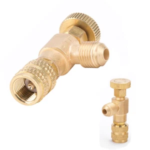 1PCS Car Air Condition Refrigerant 5/16" R410A Safety Valve liquid Filling Valve - Picture 1 of 9