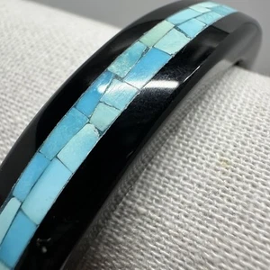 PULSERA BRAZALETE JAY KING MINE DTR NEGRO ÁGATA E INCRUSTACIONES SUEÑO BELLEZA TURQUESA - Imagen 1 de 7