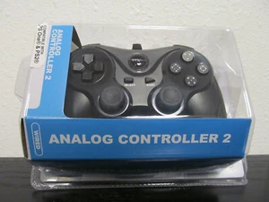 NEW ~ PS1 / PS2 TTX Tech Analog Wired Controller ( Black ) PlayStation One & Two - Picture 1 of 11
