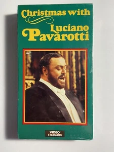 Christmas with Luciano Pavarotti Live Concert VHS Montreal Symphony NEW SEALED - Picture 1 of 2