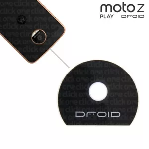 New Real Glass Rear Camera Lens with Adhesive for Motorola Moto Z Play Droid - Picture 1 of 4