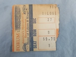 6-25-77 1977 LED ZEPPELIN Vtg Concert Ticket Stub Los Angeles Ca Fabulous Forum - Picture 1 of 3