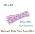 XH 2.54 Both Ends with Plugs Cable Wire 2Pin-12Pin JST Connector Wire 10cm-30cm