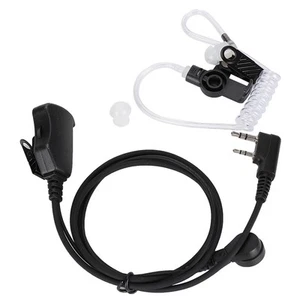 2-poliger K-Kopf-Walkie-Talkie-Ohrhörer Mit Mikrofon Luftleitung Lautstär URS - Zdjęcie 1 z 7