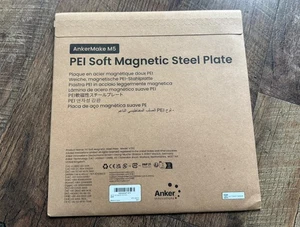 AnkerMake M5 PEI Soft Magnetic Steel Plate Double-Sided w Textured PEI 250×266 - Afbeelding 1 van 3