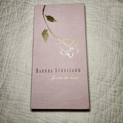 4 Barbara Streisand Just for the Record Cassettes with Storage Box and Book 1991 Foto 1 de 4