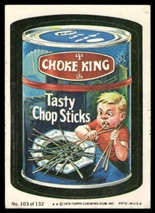 Topps Wacky Packages 1979 (segunda serie de repetición) #103 Choke King - Imagen 1 de 2