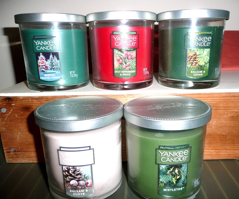 Yankee Candle WINTER  CHRISTMAS HOLIDAY  Tumbler Jar 7 oz Candle - CHOOSE - Image 1 of 1