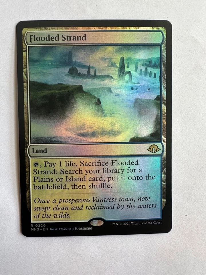 Flooded Strand MTG Inglés FOIL Magic Gathering Juego Usado - Imagen 1 de 1