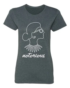 Camiseta para mujer Notorious Ruth Bader Ginsburg RBG - Imagen 1 de 24