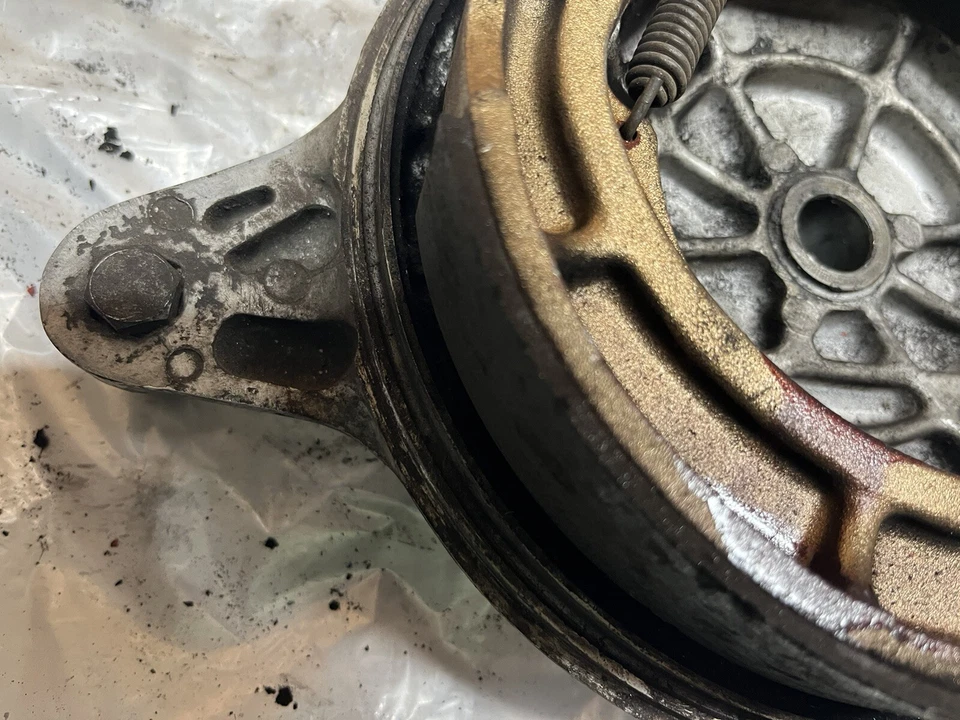 1982 Suzuki GS550L Rear Brake Hub and Pads - Image 1 of 4