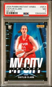 Caitlin Clark 2024 Panini Instant WNBA My City #MC4 RC PSA 7 - PR /1,224 - Picture 1 of 3
