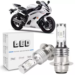 White BRIGHT LED Bulbs For GL1500 Goldwing FOG Lights, BBP 52-595 1988 - 2000 SE - Picture 1 of 13