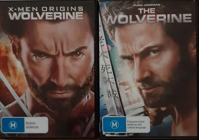 X-Men Origins: Wolverine/The Wolverine DVD set PAL Region 4 Hugh Jackman Marvel - image 1 of 2