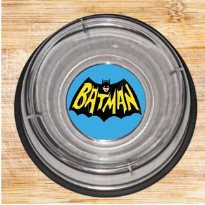 Batman Retro Fledermaus Signal Snack Müsli Wechsel Schale oder Haustier Schüssel NEU fasst 14 Unzen - Bild 1 von 5