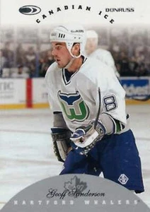 #114 Geoff Sanderson - Hartford Whalers - 1996-97 Donruss Canadian Ice Hockey - Picture 1 of 1