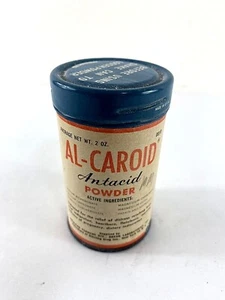 Polvere antiacido al-caroide fermento americano co latta etichetta originale - Foto 1 di 4
