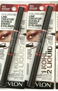 3 Revlon ColorStay Line Creator Double Ended Eyeliner #153 She's On Fire - Picture 1 of 4
