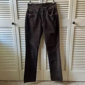 Vintage 90’s Levi’s 595 Brown Corduroy Pants White Tab Women's TRUE Size 28x32 - Picture 1 of 10