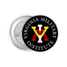 Virginia Military Institute VMI Keydets Team Logo Large Pinback Button-Set of 3
