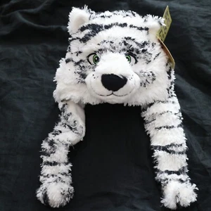 NWT ZooPurr Animal White Tiger Pet Hat Headgear NEW - Picture 1 of 2