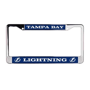 Tampa Bay Lightning NHL 3D Polyurethane Chrome License Plate Frame for Car-Truck - Picture 1 of 2