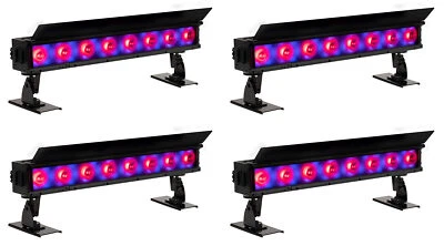 (4) American DJ ElectraPix Bar 8 Wireless DMX RGBAL+UV Bluetooth Wash Light Bars - Image 1 of 4