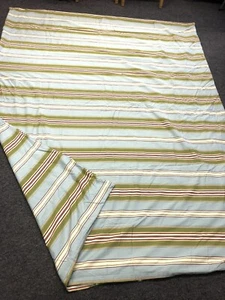 EDREDÓN DOBLE Pottery Barn a múltiples rayas 100 % algodón - Imagen 1 de 8