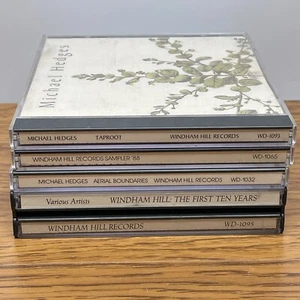 Michael Hedges 4 CD Lot Windham Hill First Ten Years Sampler '88 Taproot Aerial - Bild 1 von 5