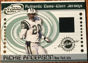 2001 Pacific Prism Atomic Jerseys Richie Anderson #57 New York Jets - Picture 1 of 2