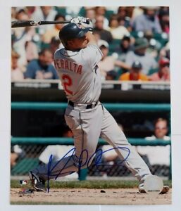 Jhonny Peralta Signed 8 x 10 Photo Cleveland Indians Auto Autograph 