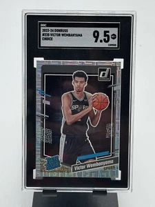 Victor Wembanyama RC #220 Rated Rookie Choice SGC 9.5 2023-24 Donruss - Picture 1 of 2