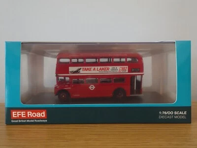 Autobús EFE LONDON TRANSPORT AEC ROUTEMASTER RM VLT8 21 SIDCUP MODELO E41701 1:76 Foto 1 de 2