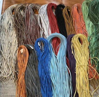 Baseball/Softball Leather Glove Lace 3/16" x 72" Glove Relacing Made in USA - Image 1 of 2