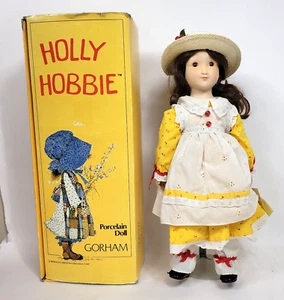 Gorham Holly Hobbie Musical Doll "Sunday Best" HH2 w/Tags, Stand & Box 1983 HTF - Picture 1 of 21