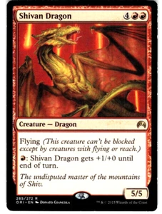 MTG Magic Origins Shivan Dragon ORI 285/272 R NM/MT - Picture 1 of 1