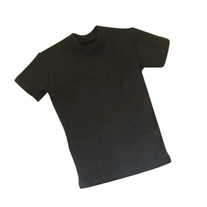 T-Shirt im Maßstab 1:6 Kleidung schwarz lockerer Stil für 12 Zoll BBI DID männliche Figuren