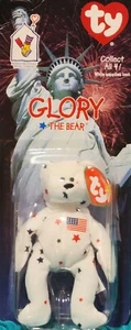Vintage ty Beanie Baby Glory The Bear 1999 5" McDonald's NIP - Picture 1 of 4