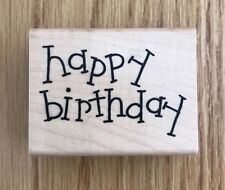 DOTS~Close To My Heart ~ BIRTHDAY FUN ~  M129 ~ wood mount rubber stamp