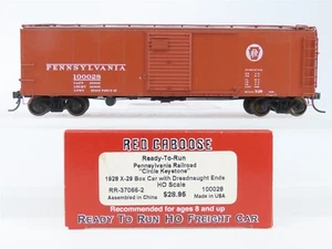 HO Scale Red Caboose RR-37066-2 PRR Pennsylvania 1928 X-29 Box Car #100028 - Picture 1 of 11