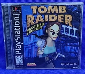 Tomb Raider III 3 Sony PlayStation 1 PS1 Etiqueta Negra Completo En Caja - ENVÍO RÁPIDO - Imagen 1 de 5