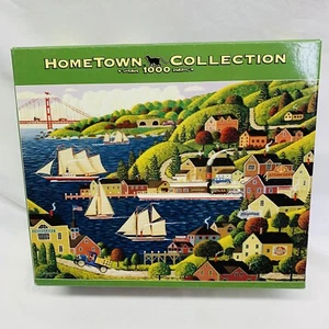 HOMETOWN COLLECTION~1000 PC Puzzle 'Sausalito Waterfront 1815/16x263/4 2007 NEW - Picture 1 of 12