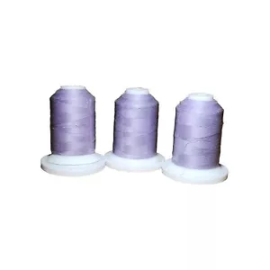 Intressa Polyester Thread, 40 Wt, 600 Yards, Wisteria, 3 Mini King Spools - Picture 1 of 4