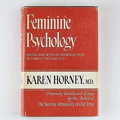 Feminine Psychology By Karen Horney 1967 Vintage Hardcover Book Psychoanalysis - Image 1 of 4