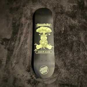 Garbage Pail Kids "NUCLER GLOW" skateboard w/ Hazardous Hand card & Sticker - Picture 1 of 2