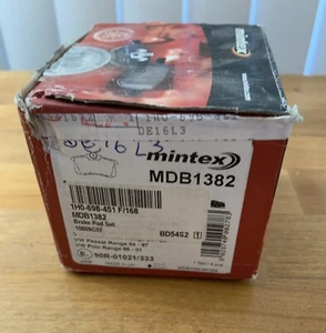 NEW Mintex Disc Brake Pad Set Rear MDB1382 for Volkswagen VW (Open Box) - Picture 1 of 5