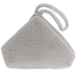 Fashion Silver Color Rhinestone Evening Bag TLX141-SIL - Picture 1 of 3