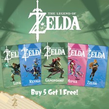 Zelda NFC Amiibo ANY SERIES - Zelda Tears of the Kingdom - Buy 5 Get 1 Free