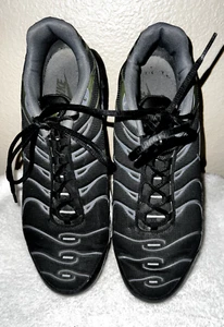 Nike Hombre Tn Air Max Plus Ultra Triple Negro Talla 13 #852630 Usado - Imagen 1 de 11