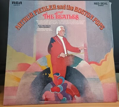 Arthur Fiedler & Boston Pops ‎– Play The Beatles LP record excellent, cover VG+ - Image 1 of 3
